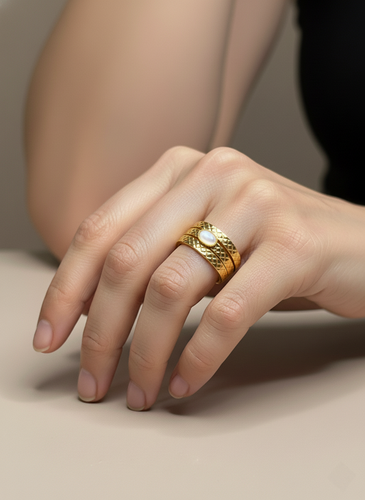Bague Sillage Nacre