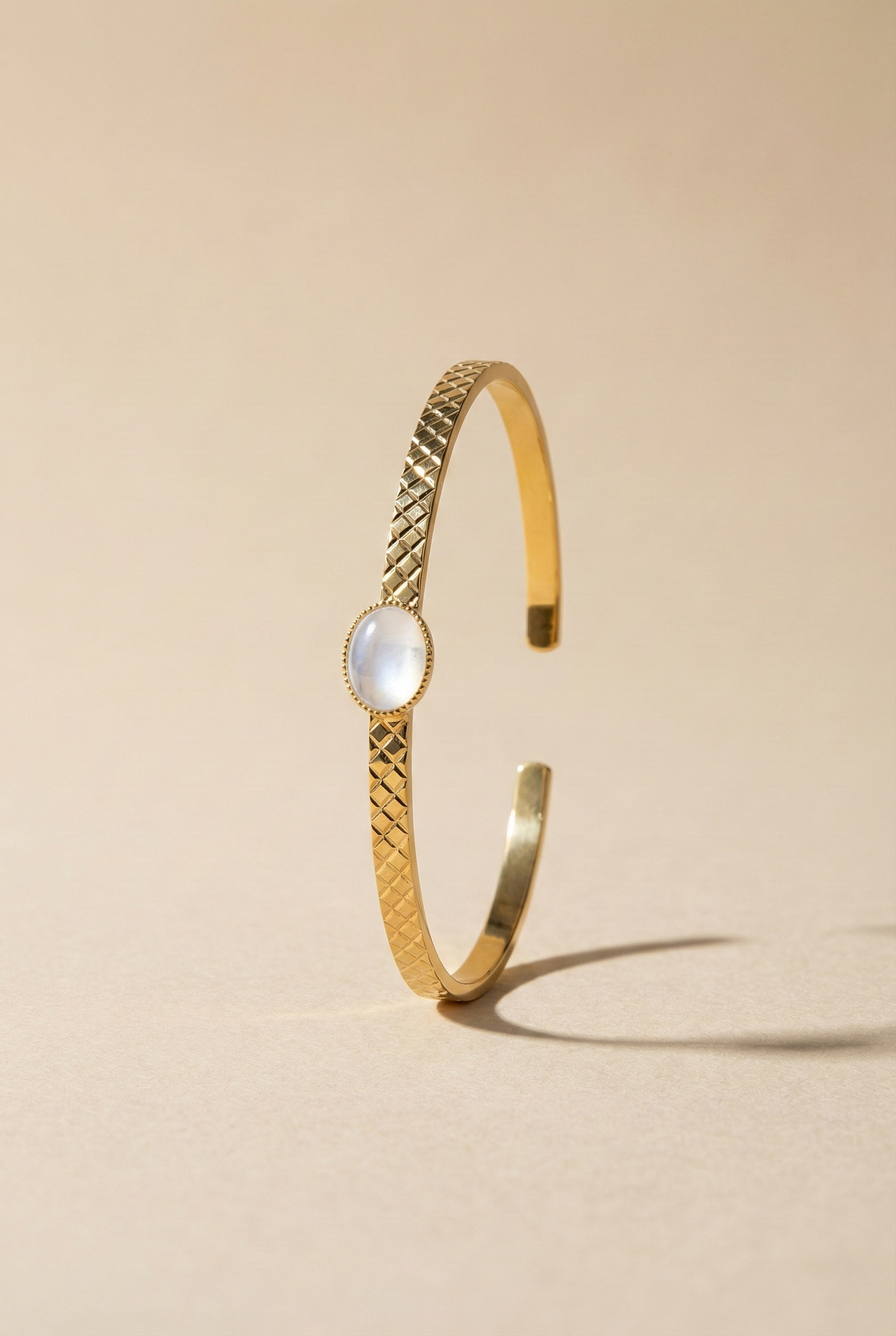 Bracelet Sillage Nacre Plaqué or 3 microns
