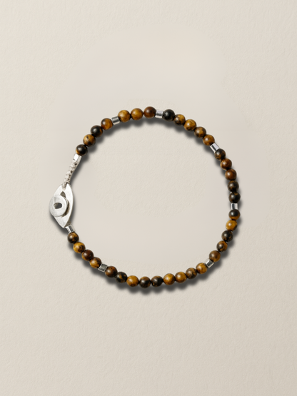 Bracelet Argent Oeil de Tigre
