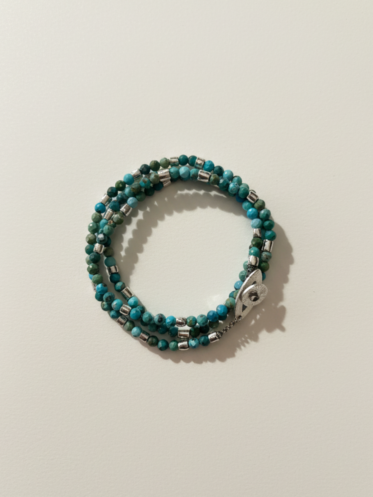 Collier Turquoise Argent Gemoria