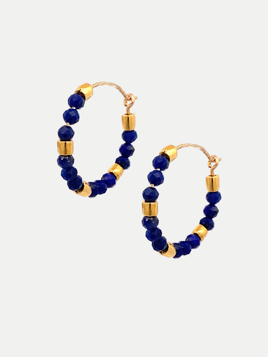 Creoles Lapis Lazuli perles Africaines