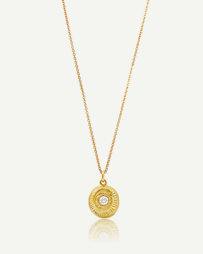 Pendentif Matia Diamant Vermeil