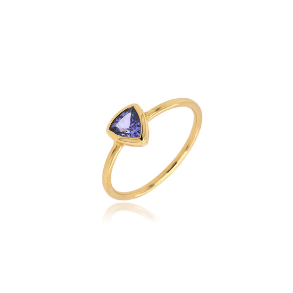 Bague Merelani* Or 750 millièmes & Tanzanite Trillion