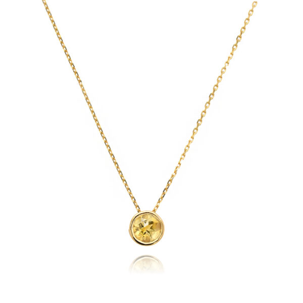 Collier Kitui* Or 750 millièmes & Citrine