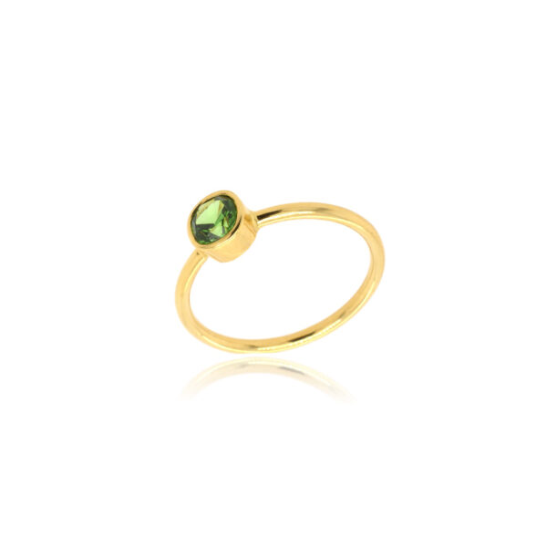 Bague Kasigau* Or 750 millièmes & Tsavorite Coussin