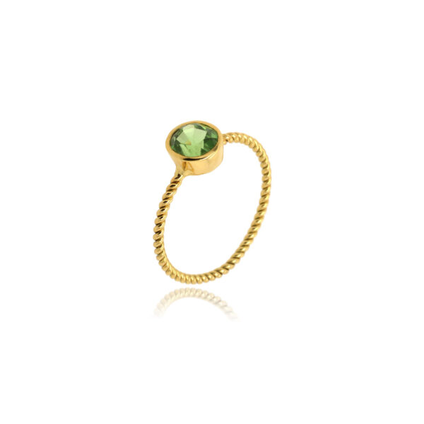 Bague Kasigau* Or 750 millièmes & Tsavorite Ovale