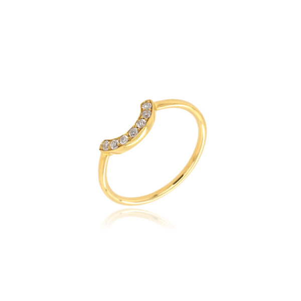 Bague Kimberley* Or 750 millièmes & Pavage Diamant