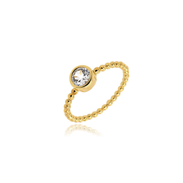 Bague Ratna* Or 750 millièmes & Saphir Rond