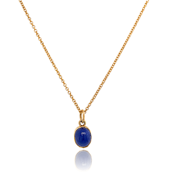 Pendentif recyclé Bluu* Or 18K et Saphir