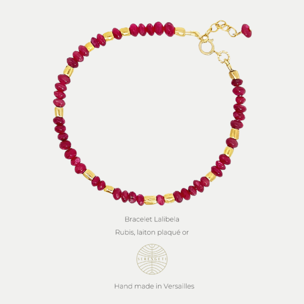 Lalibela - Bracelet Rubis